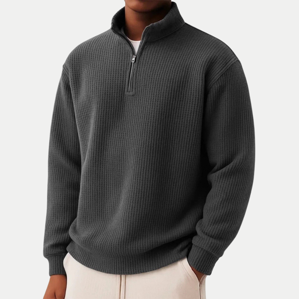 Dubois™ | Sweat à Zip Élégant et Confortable –