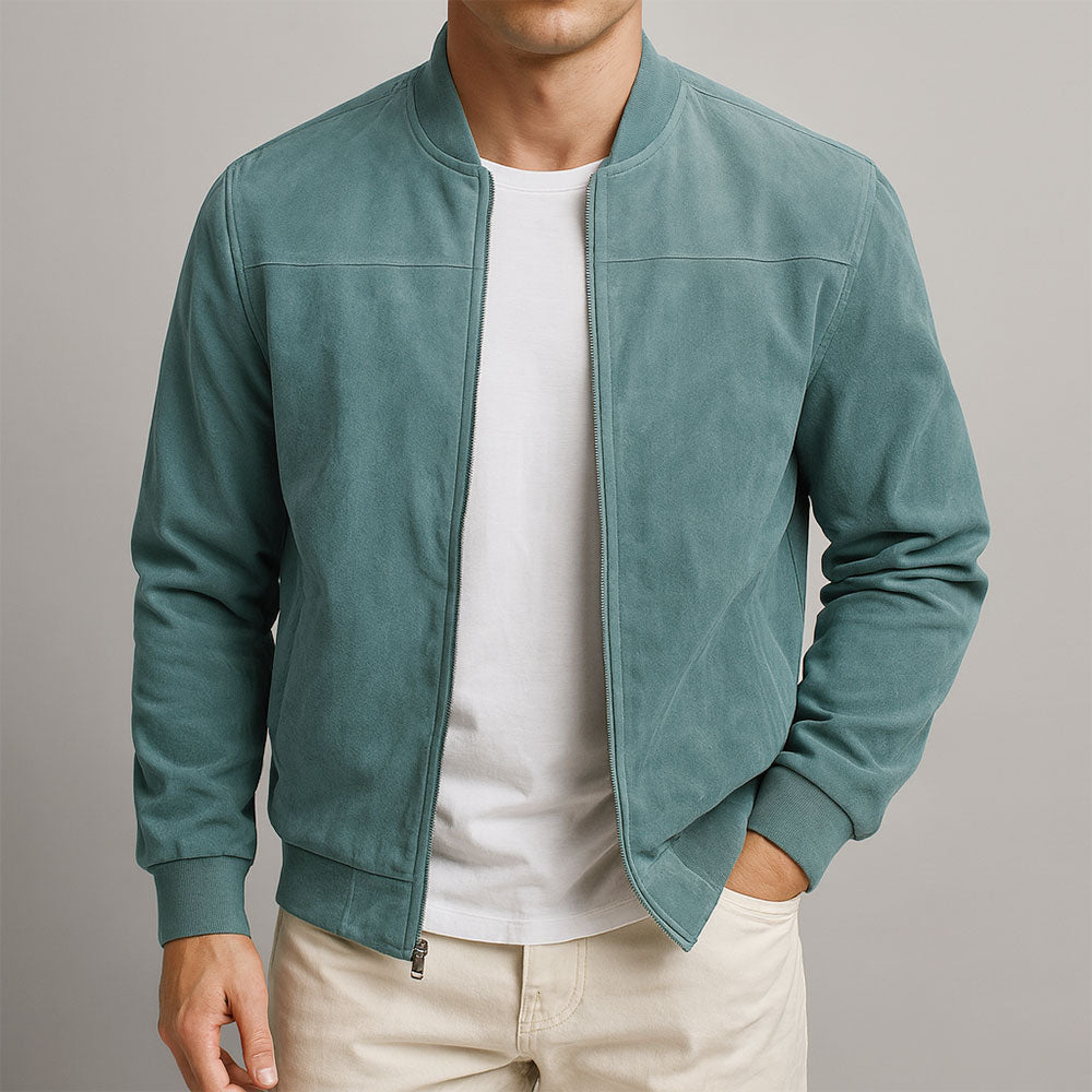 Dubois™ | Veste Homme en Suédine – Style Élégant