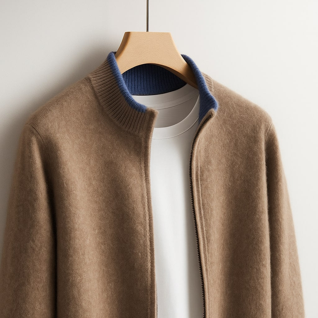 Dubois | VESTE EN MAILLE AVEC ZIP