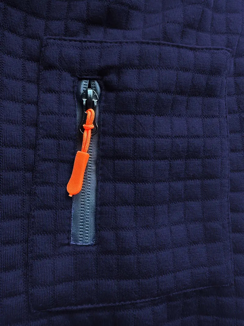 Dubois™ Polo manches longues pour homme – Chaud, élégant et confortable
