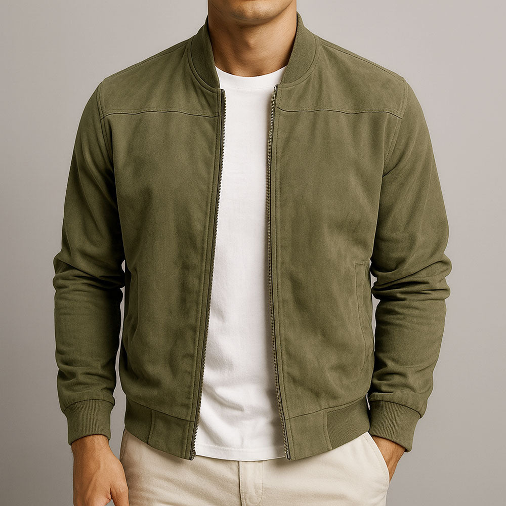 Dubois™ | Veste Homme en Suédine – Style Élégant