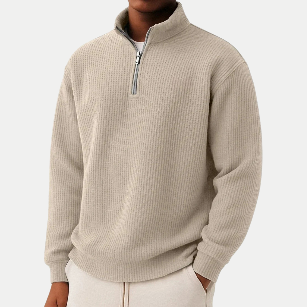 Dubois™ | Sweat à Zip Élégant et Confortable –