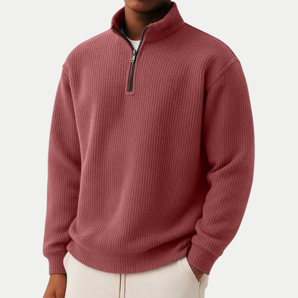Dubois™ | Sweat à Zip Élégant et Confortable –