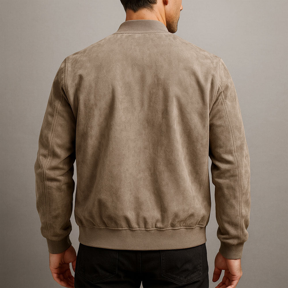 Dubois™ | Veste Homme en Suédine – Style Élégant