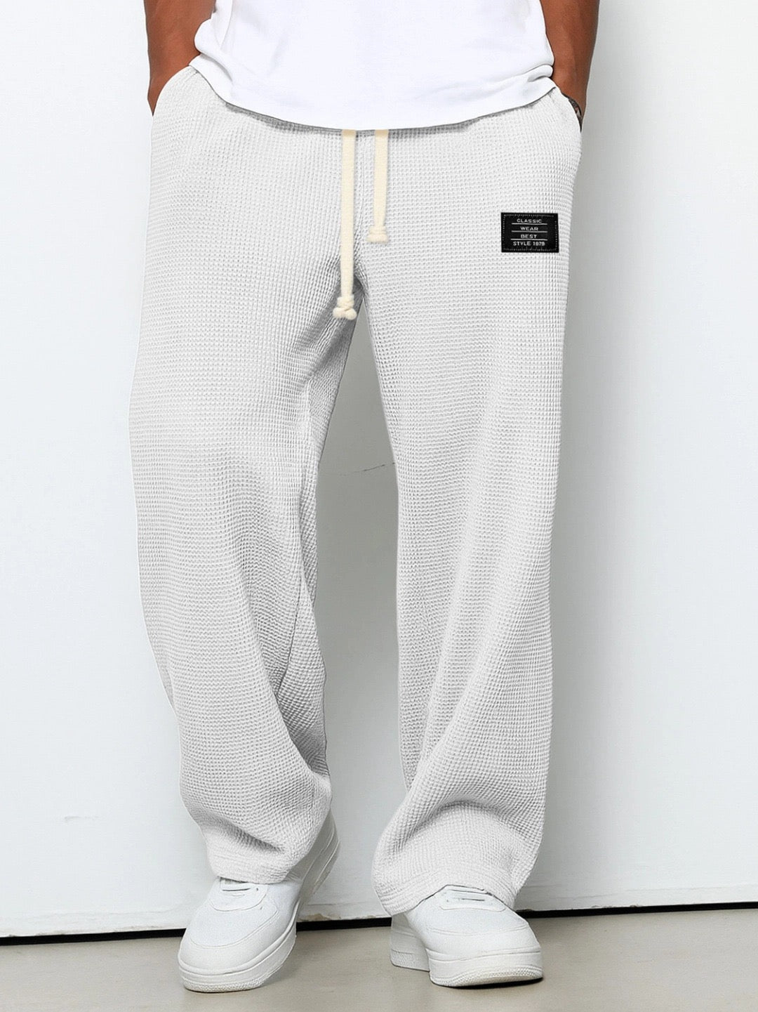 Dubois | Pantalon ample à motif nid d'abeille