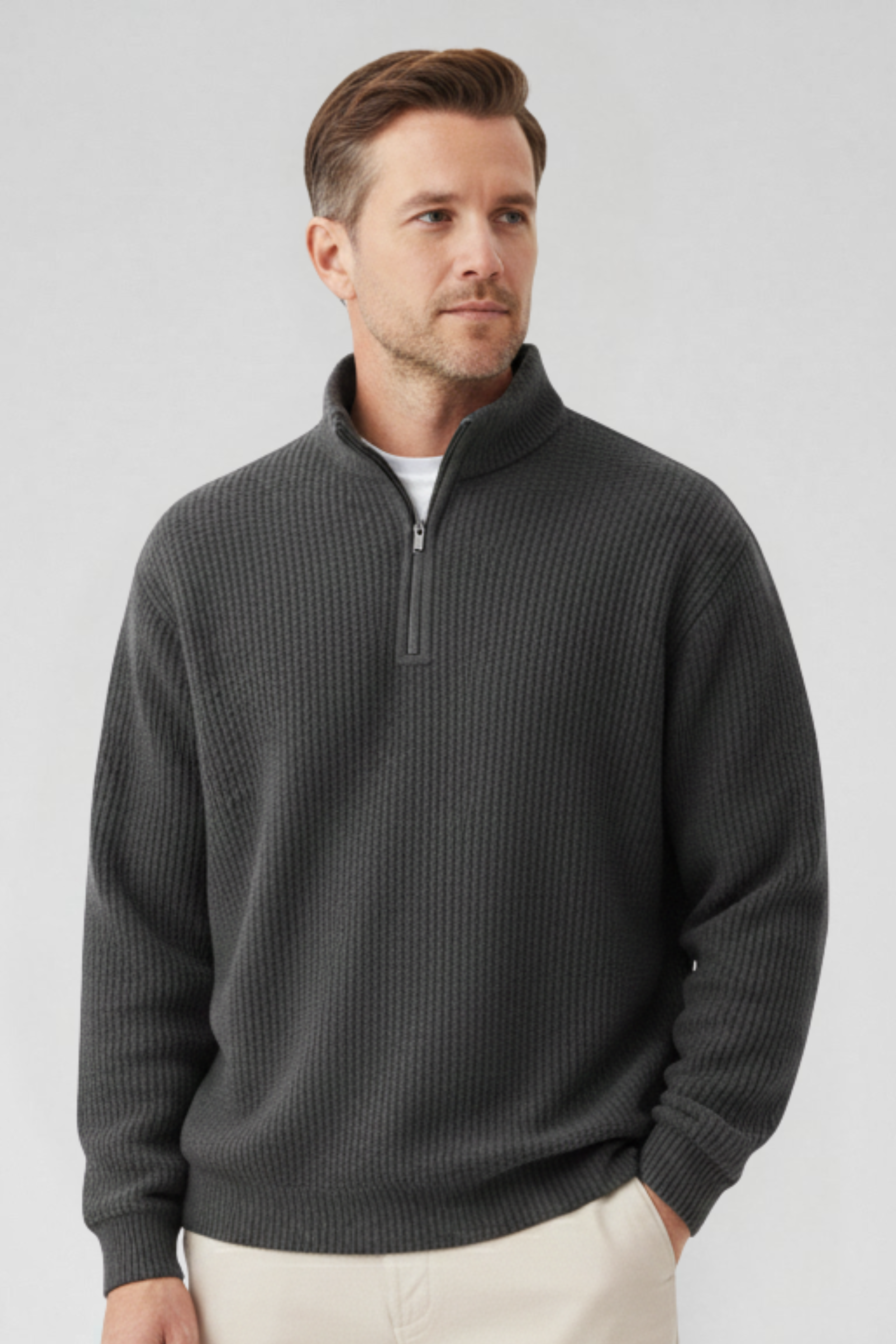 Dubois™ | Sweat à Zip Élégant et Confortable –