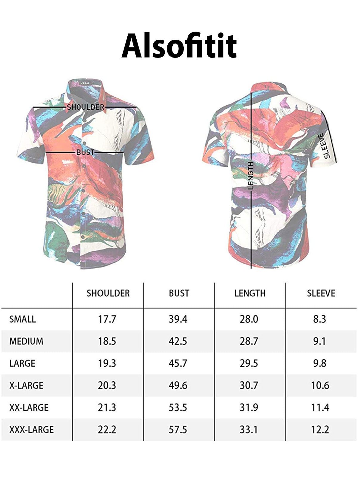 Dubois - Chemise en coton à manches courtes imprimée patchwork pour homme