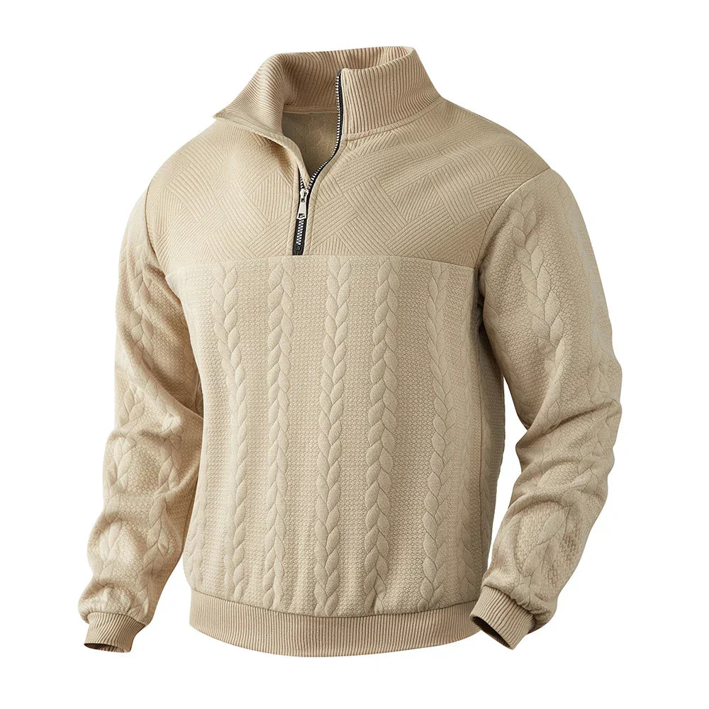 Dubois | Sweat à col zippé premium