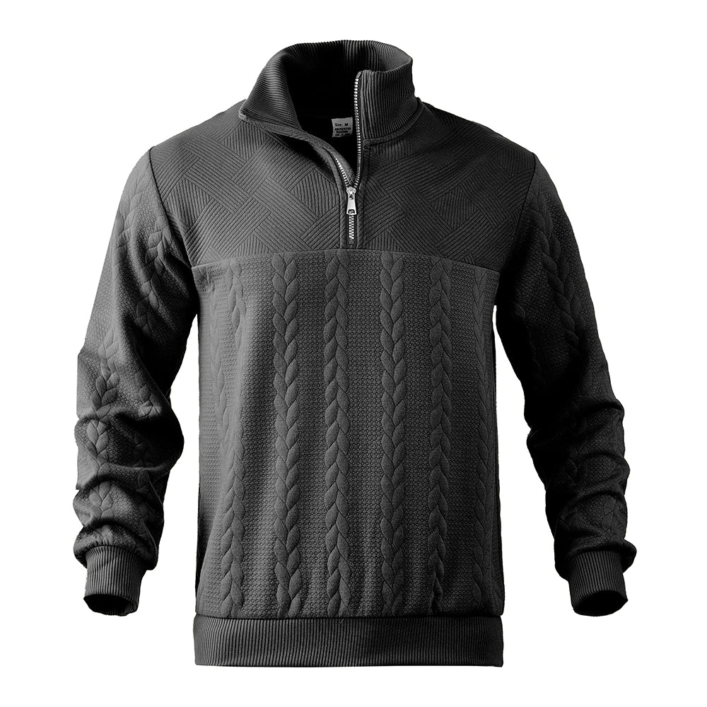 Dubois | Sweat à col zippé premium