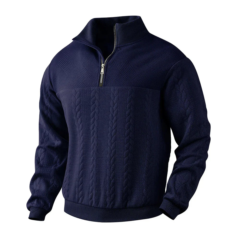 Dubois | Sweat à col zippé premium