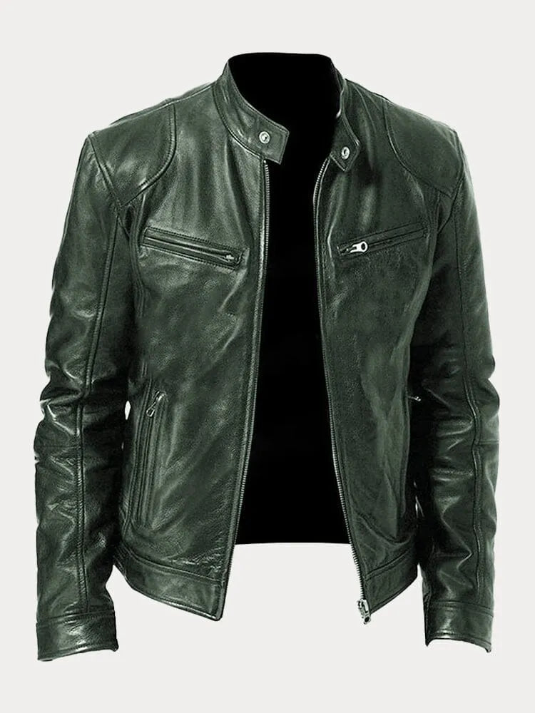 DUBOIS™ | Veste en Cuir Café Racer