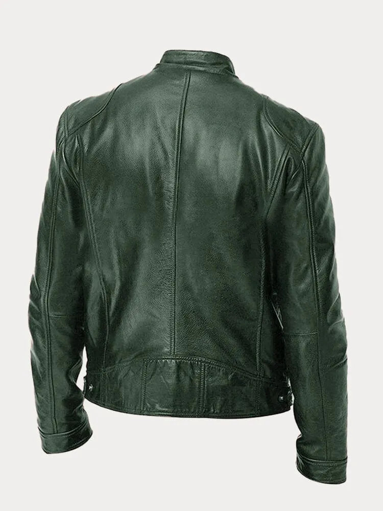 DUBOIS™ | Veste en Cuir Café Racer