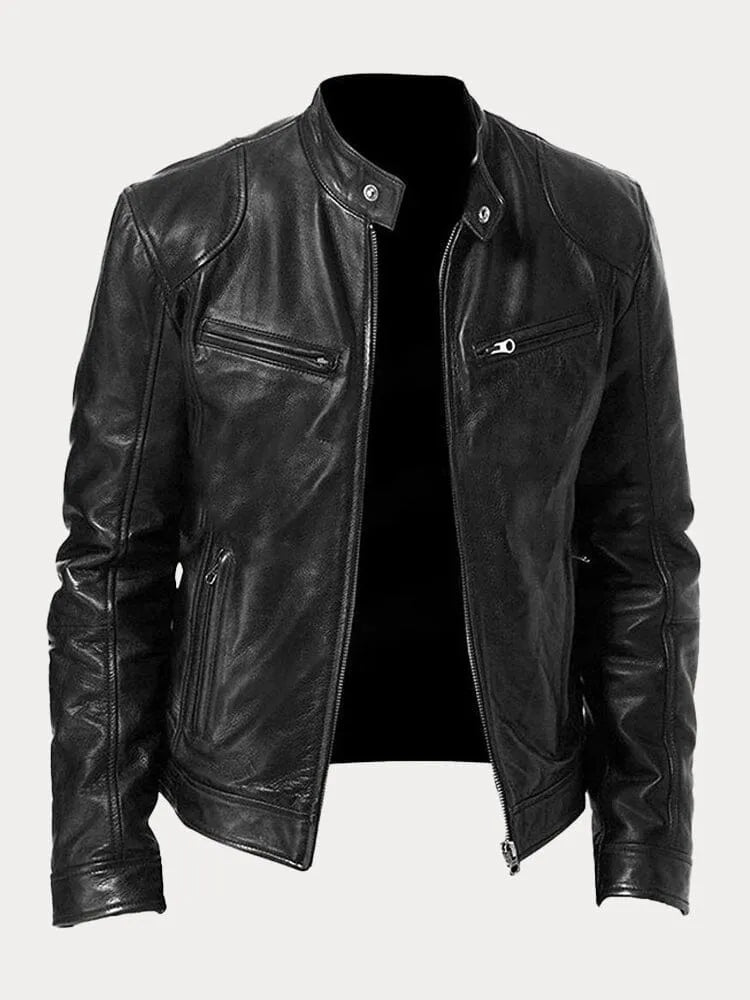 DUBOIS™ | Veste en Cuir Café Racer
