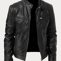 DUBOIS™ | Veste en Cuir Café Racer