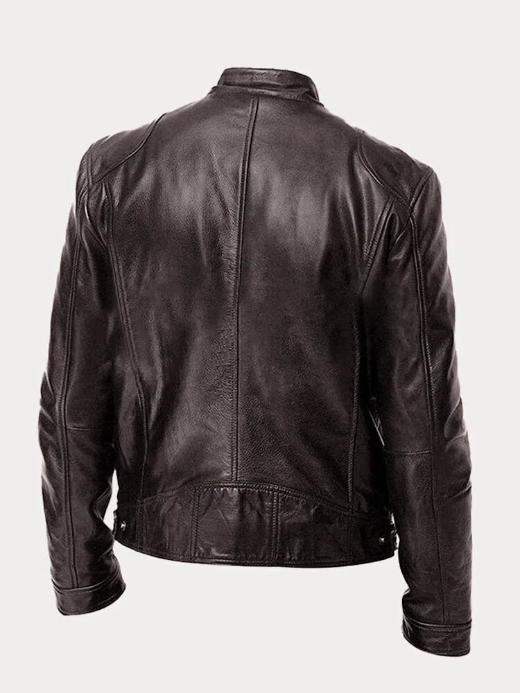 DUBOIS™ | Veste en Cuir Café Racer