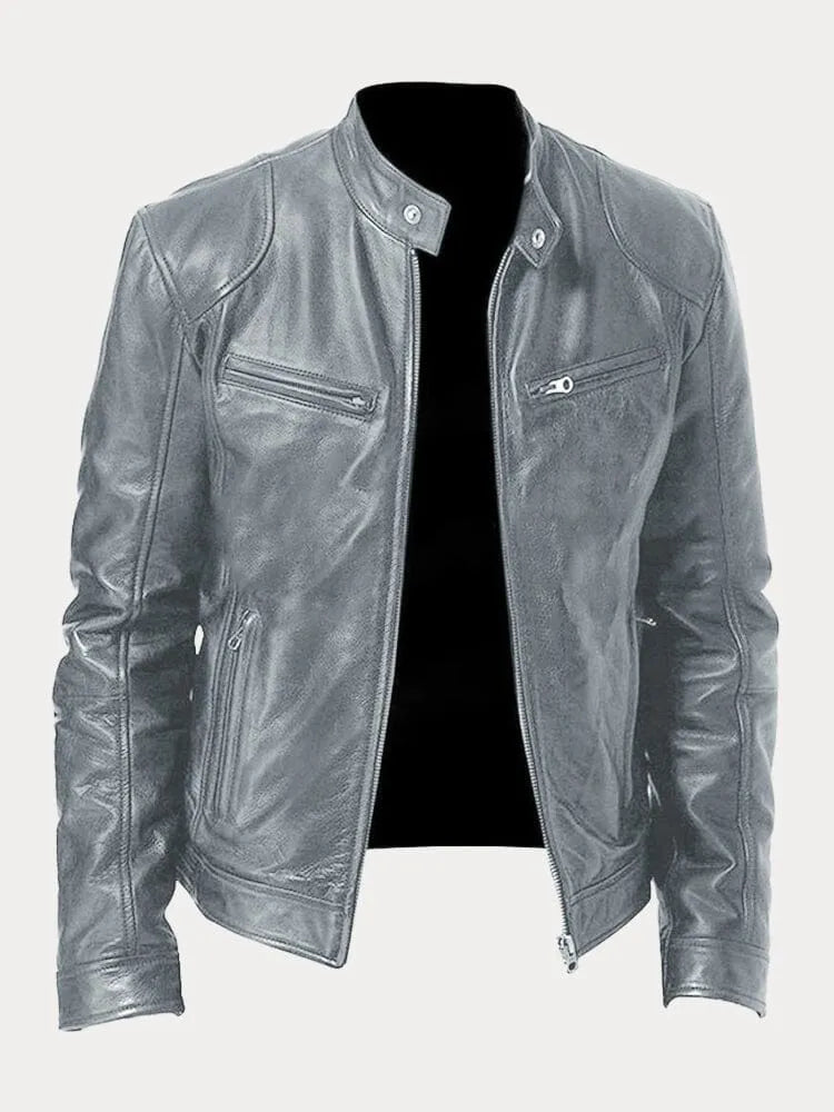 DUBOIS™ | Veste en Cuir Café Racer