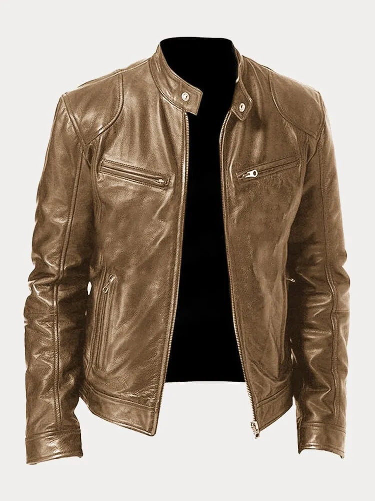 DUBOIS™ | Veste en Cuir Café Racer