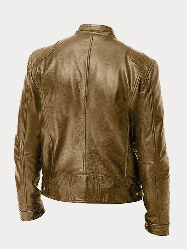 DUBOIS™ | Veste en Cuir Café Racer
