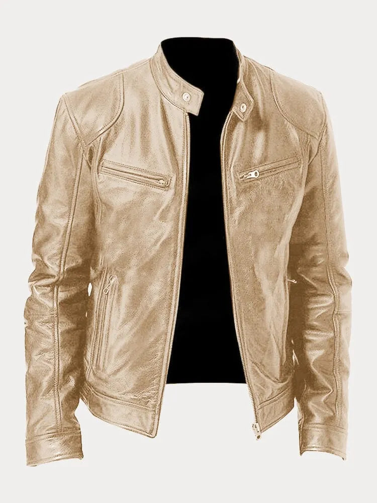 DUBOIS™ | Veste en Cuir Café Racer