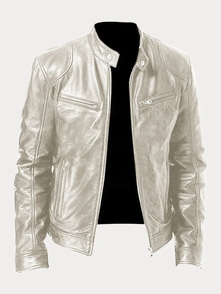 DUBOIS™ | Veste en Cuir Café Racer