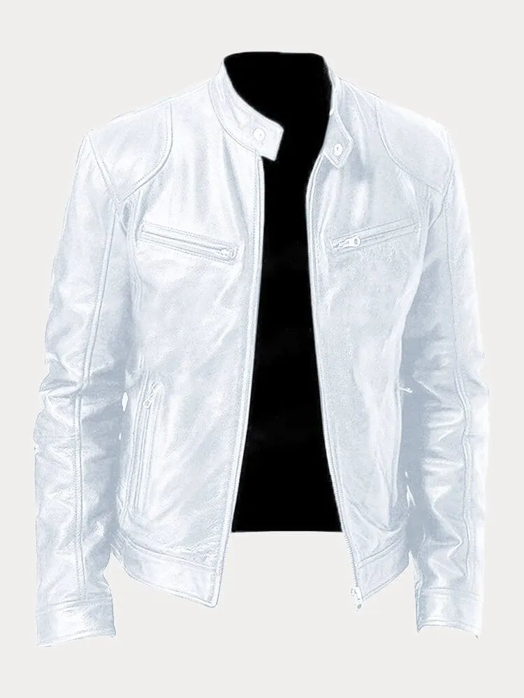 DUBOIS™ | Veste en Cuir Café Racer