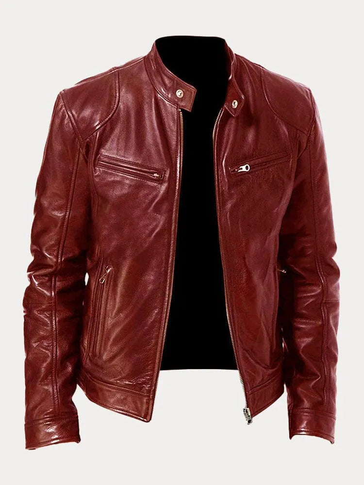 DUBOIS™ | Veste en Cuir Café Racer