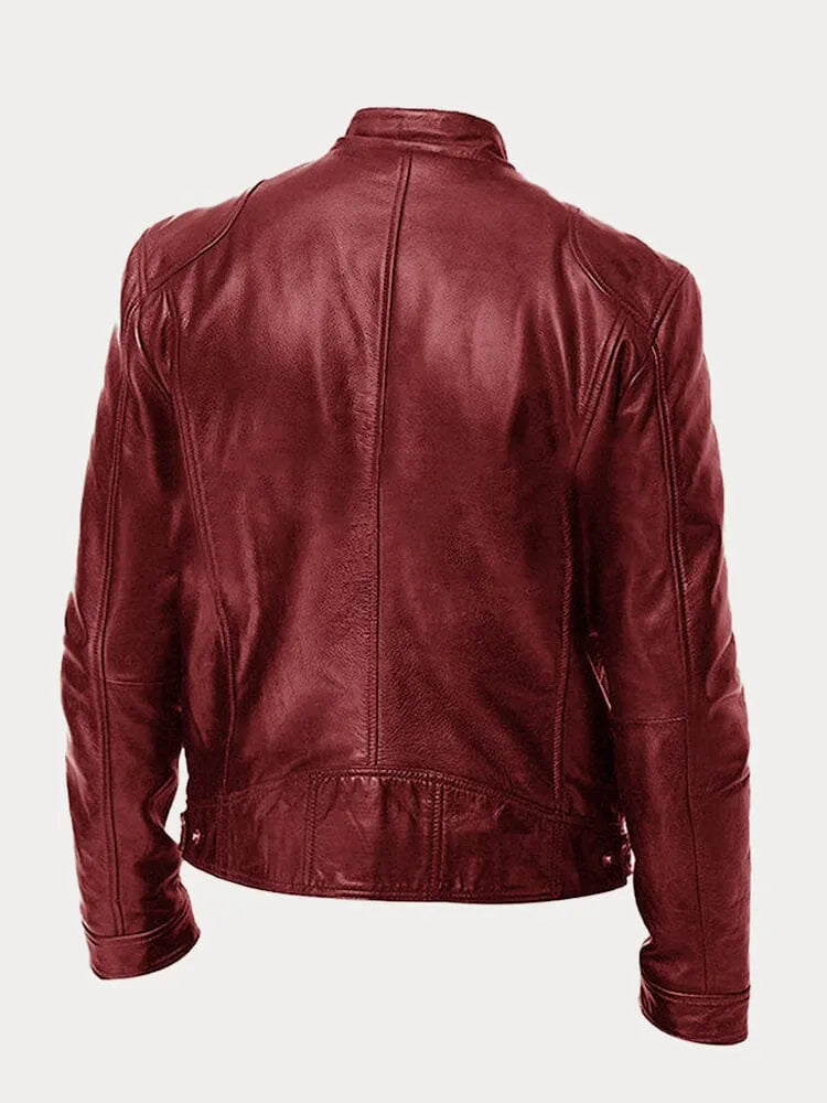 DUBOIS™ | Veste en Cuir Café Racer