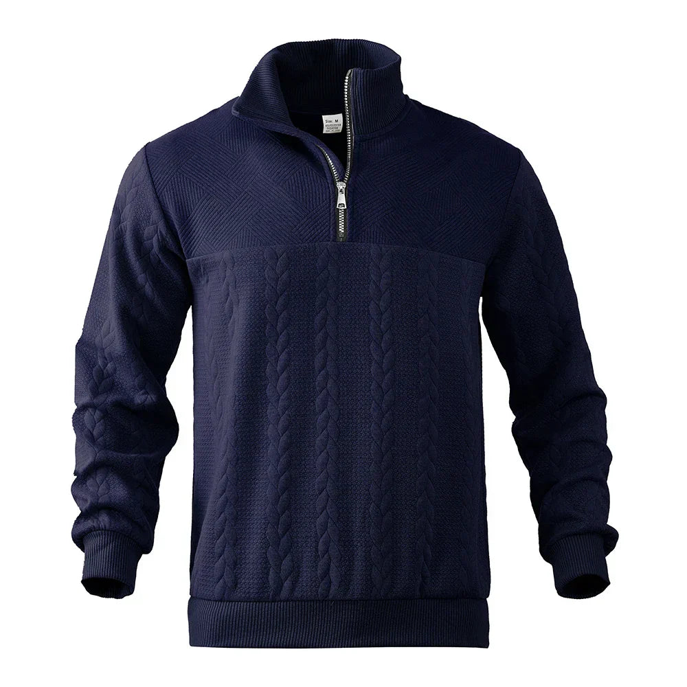 Dubois | Sweat à col zippé premium