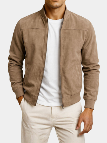 Dubois™ | Veste Homme en Suédine – Style Élégant
