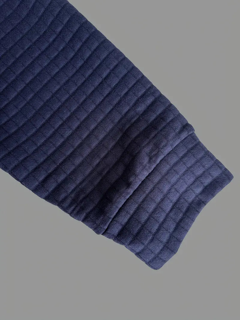 Dubois™ Polo manches longues pour homme – Chaud, élégant et confortable