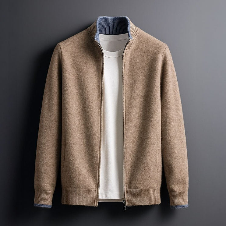 Dubois | VESTE EN MAILLE AVEC ZIP