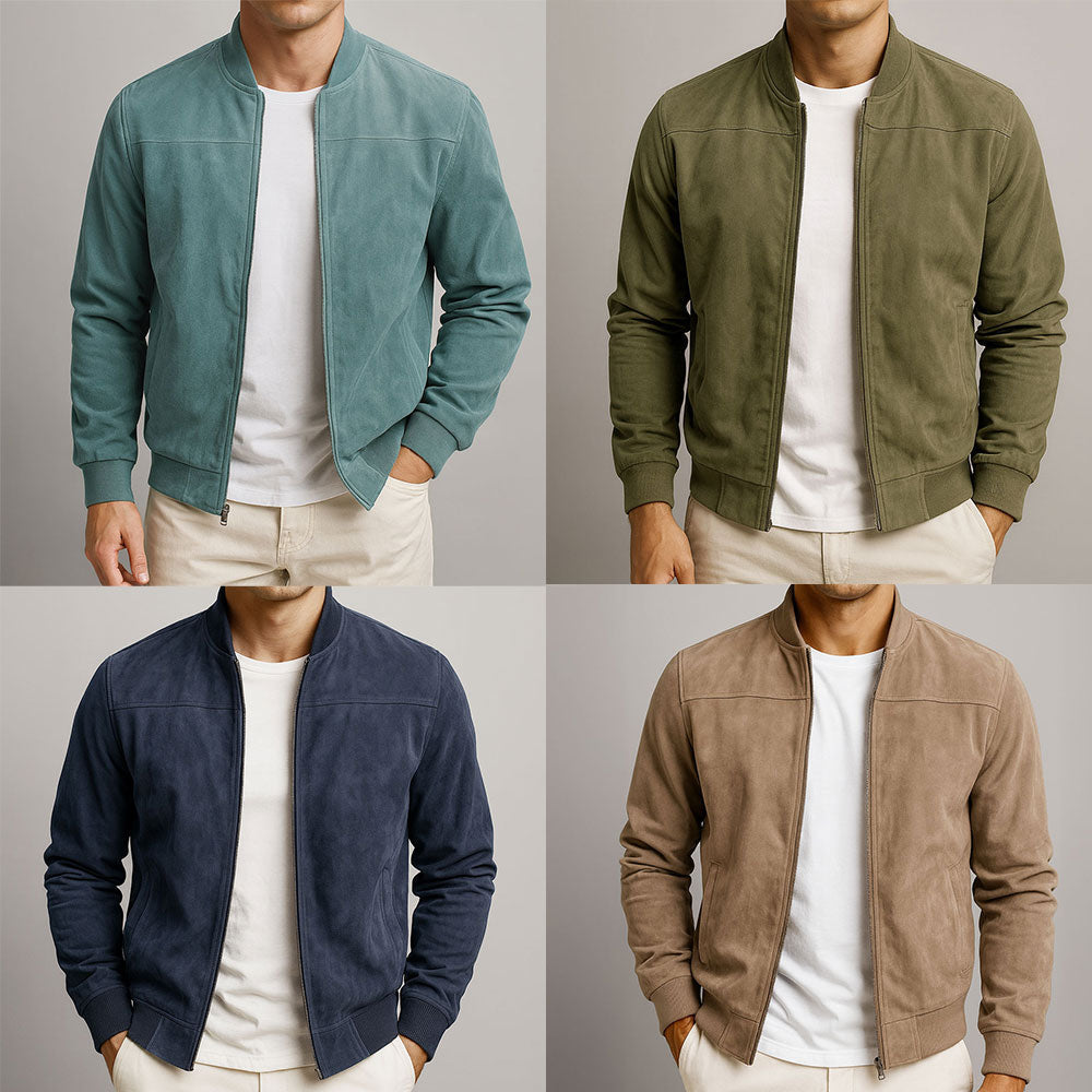 Dubois™ | Veste Homme en Suédine – Style Élégant