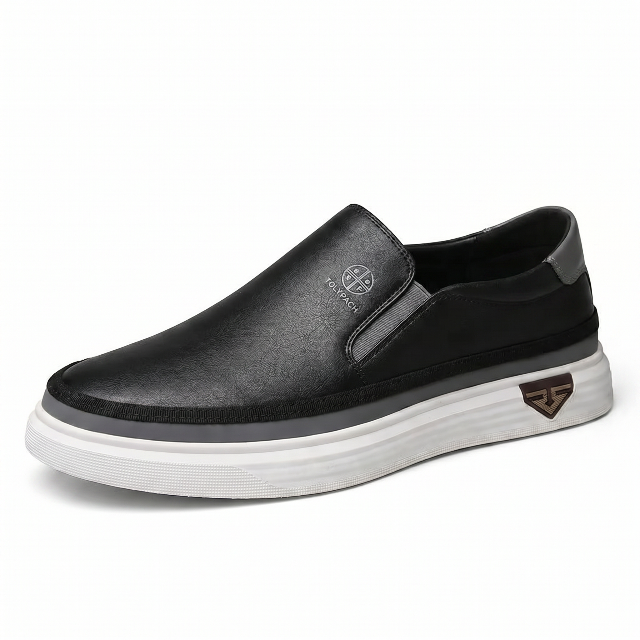 Arthur – Baskets slip-on pour homme en cuir