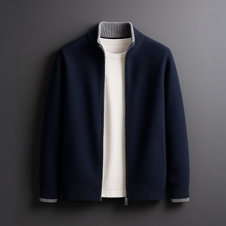 Dubois | VESTE EN MAILLE AVEC ZIP